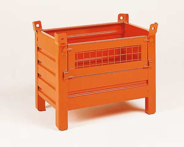 Ohradová paleta s drátěnými dvířky 800x500 mm, výška 630mm (SL013) (800x600 mm (kompaktní))